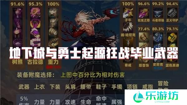 地下城与勇士起源狂战毕业武器